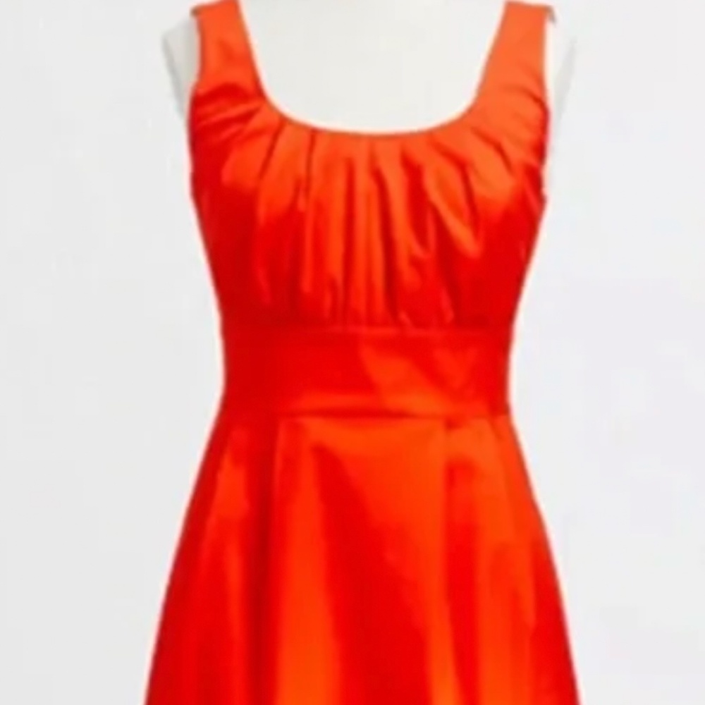 JCrew Orange Suiting Dress Size 0 NWT